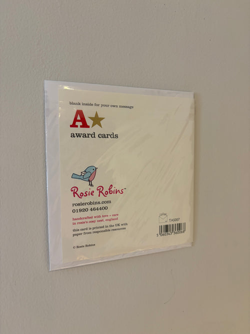 A* Awarded to my Mum Card