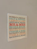Mr & Mrs Card