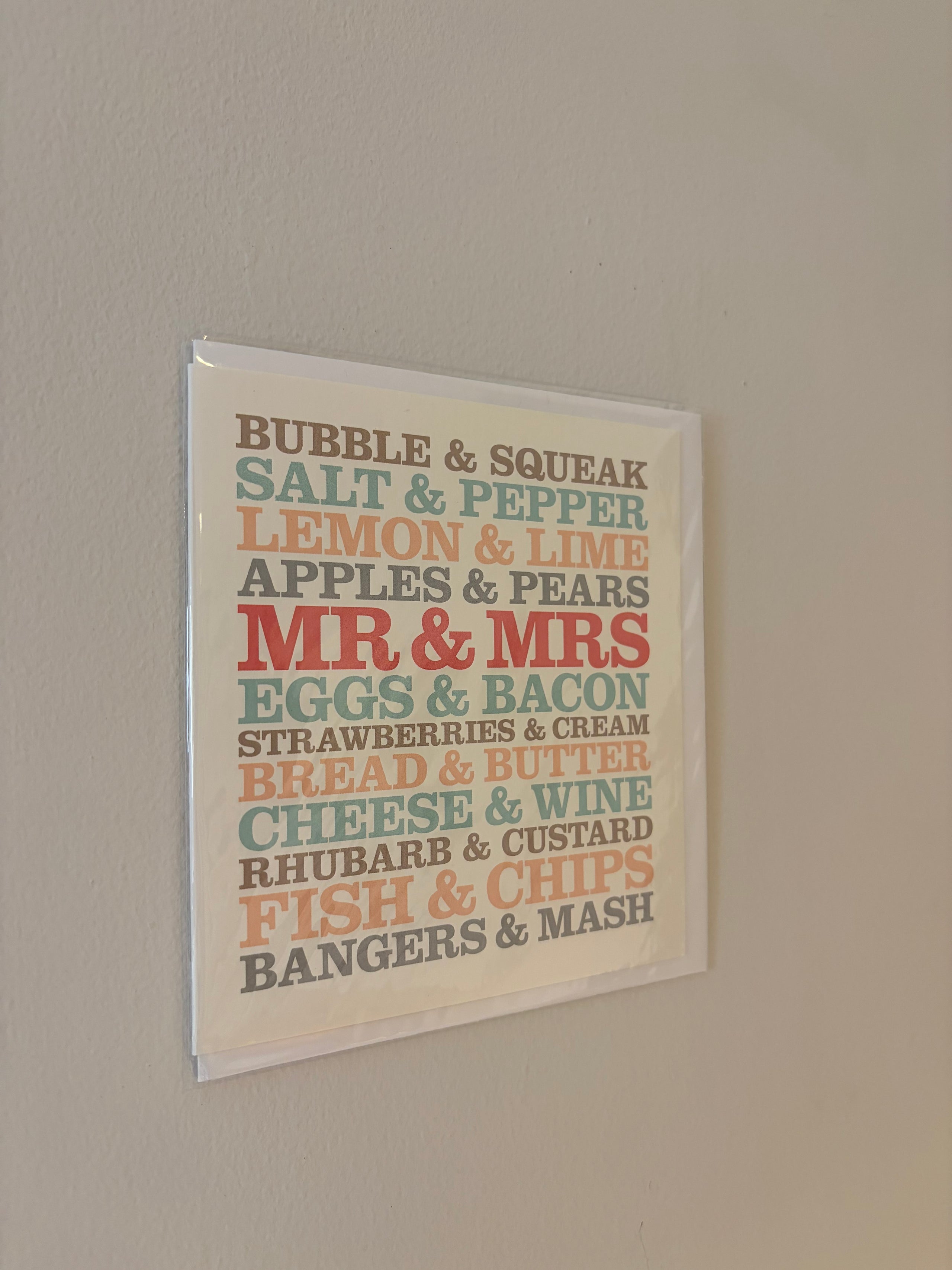 Mr & Mrs Card