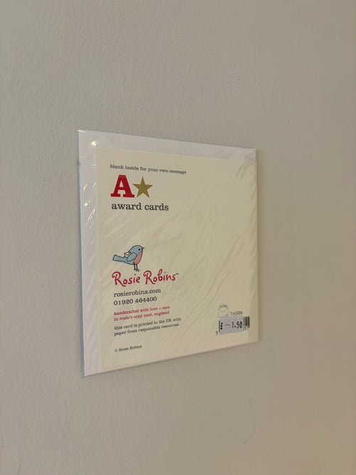 A* Awarded to My Husband Card