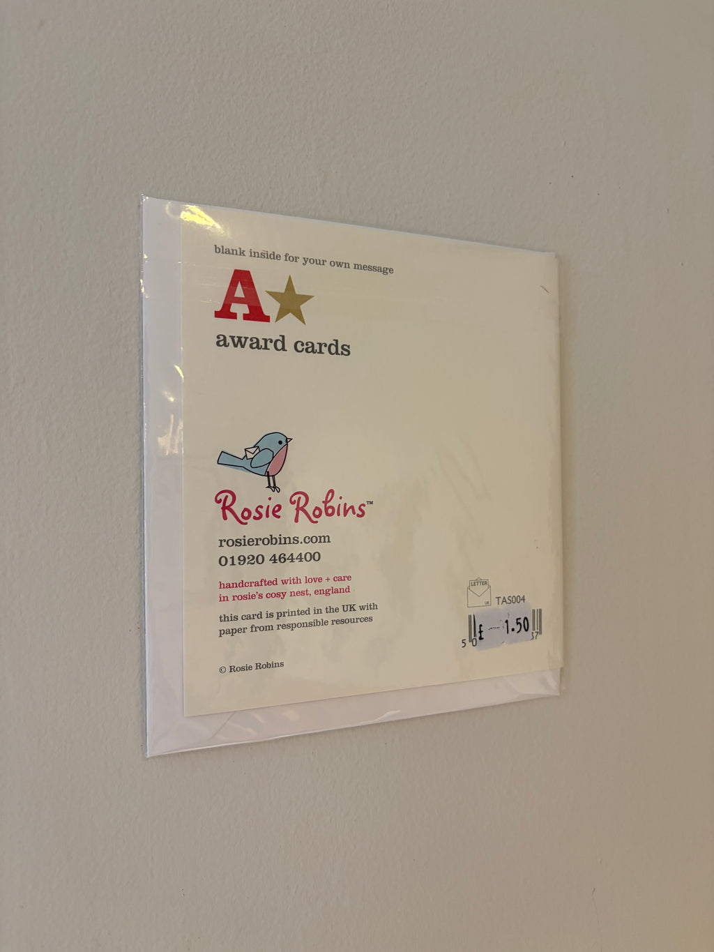 A* Awarded to a Special Friend Card