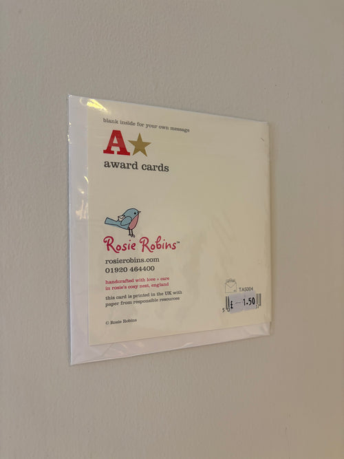 A* Awarded to a Special Friend Card