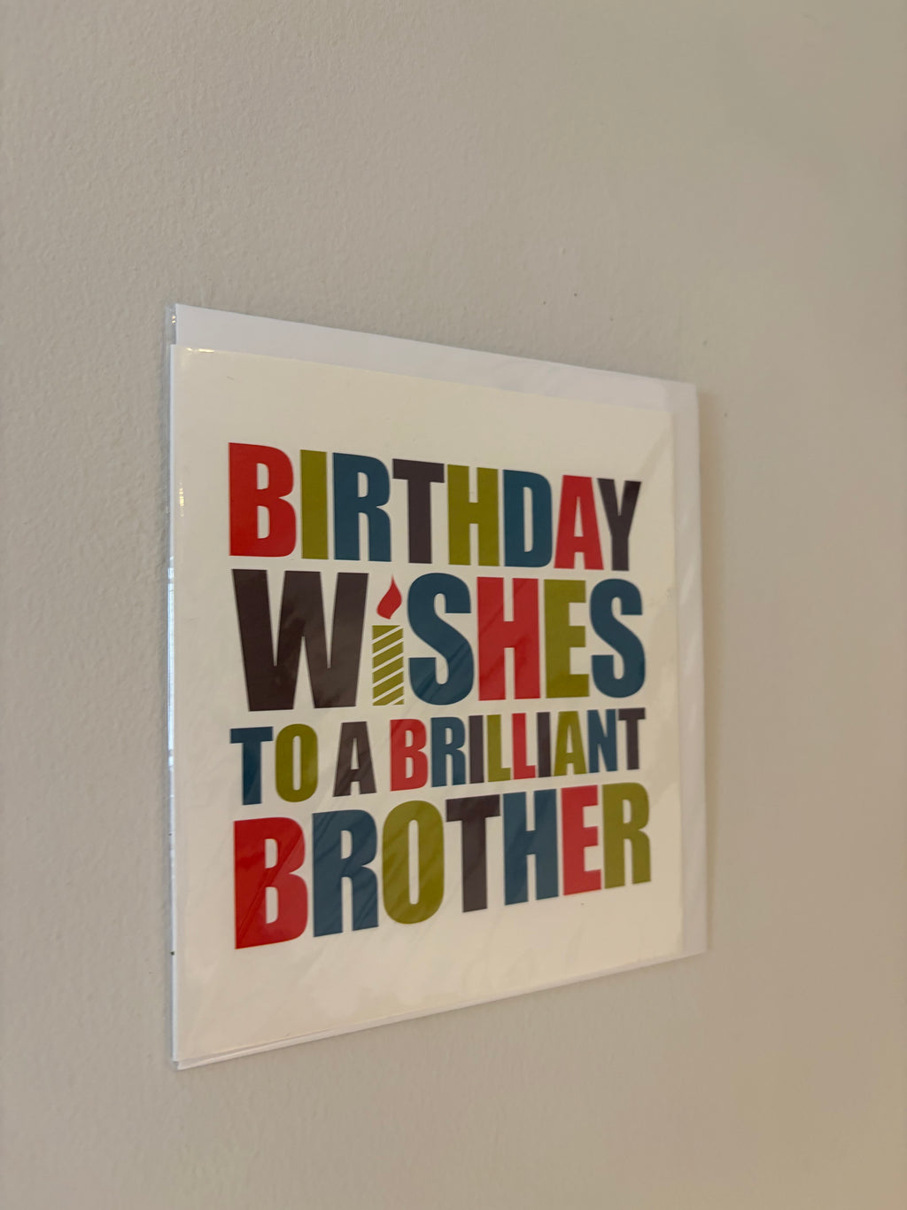 Birthday Wishes to a Brilliant Brother Card