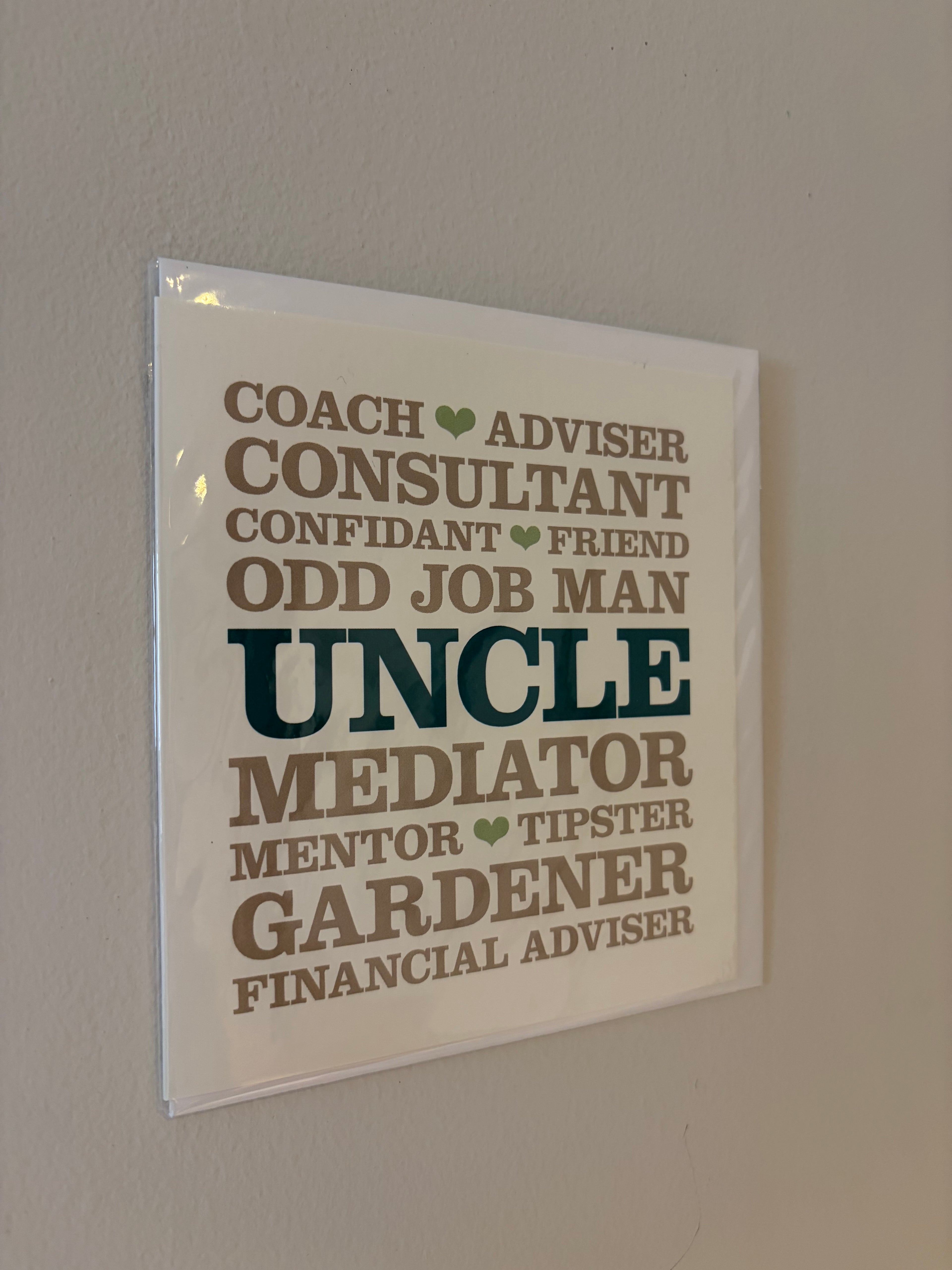 Uncle Superstar Card