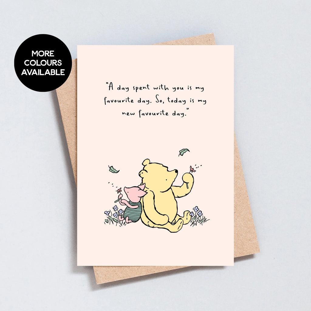 A Day With You Quote Card