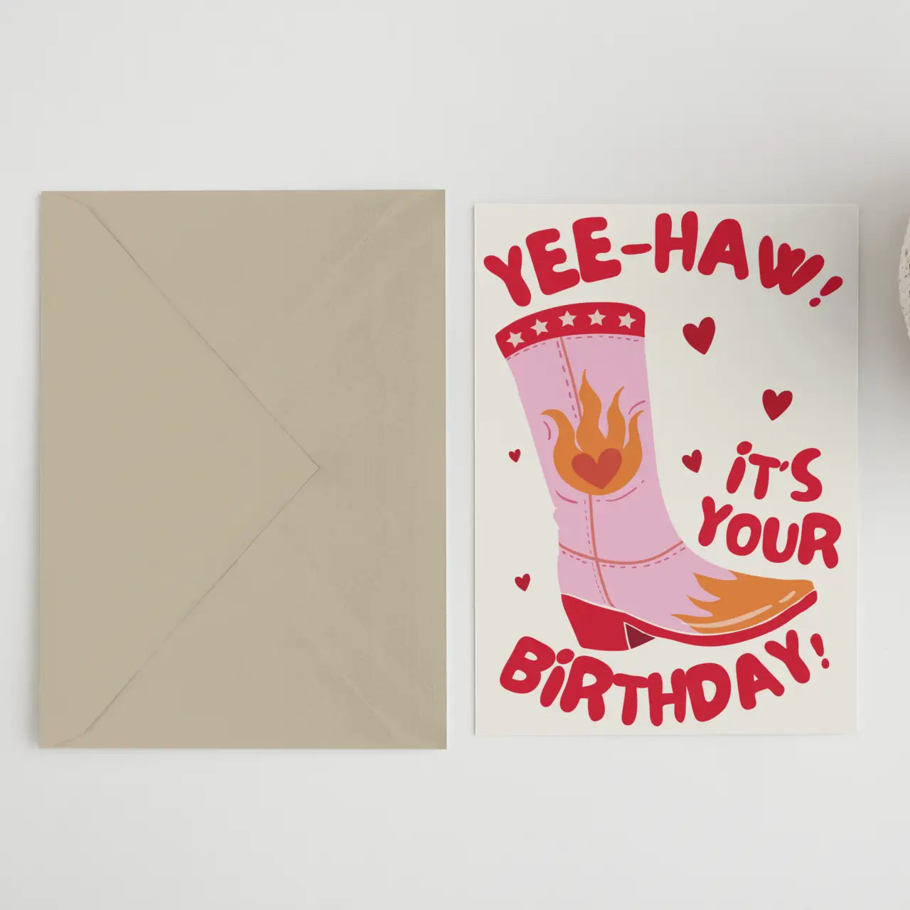 Cowboy Birthday Card 5x7