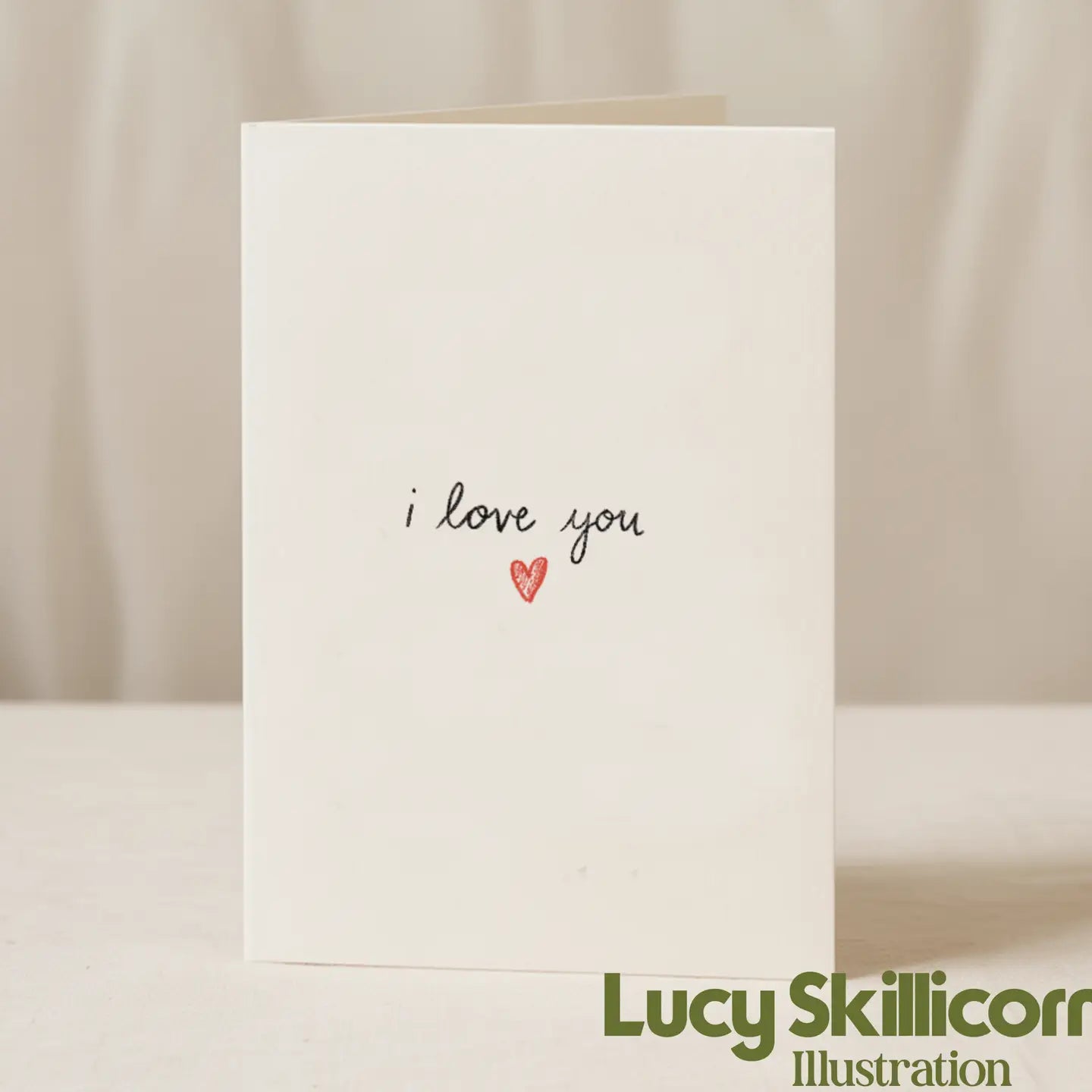 I Love You Card 5x7