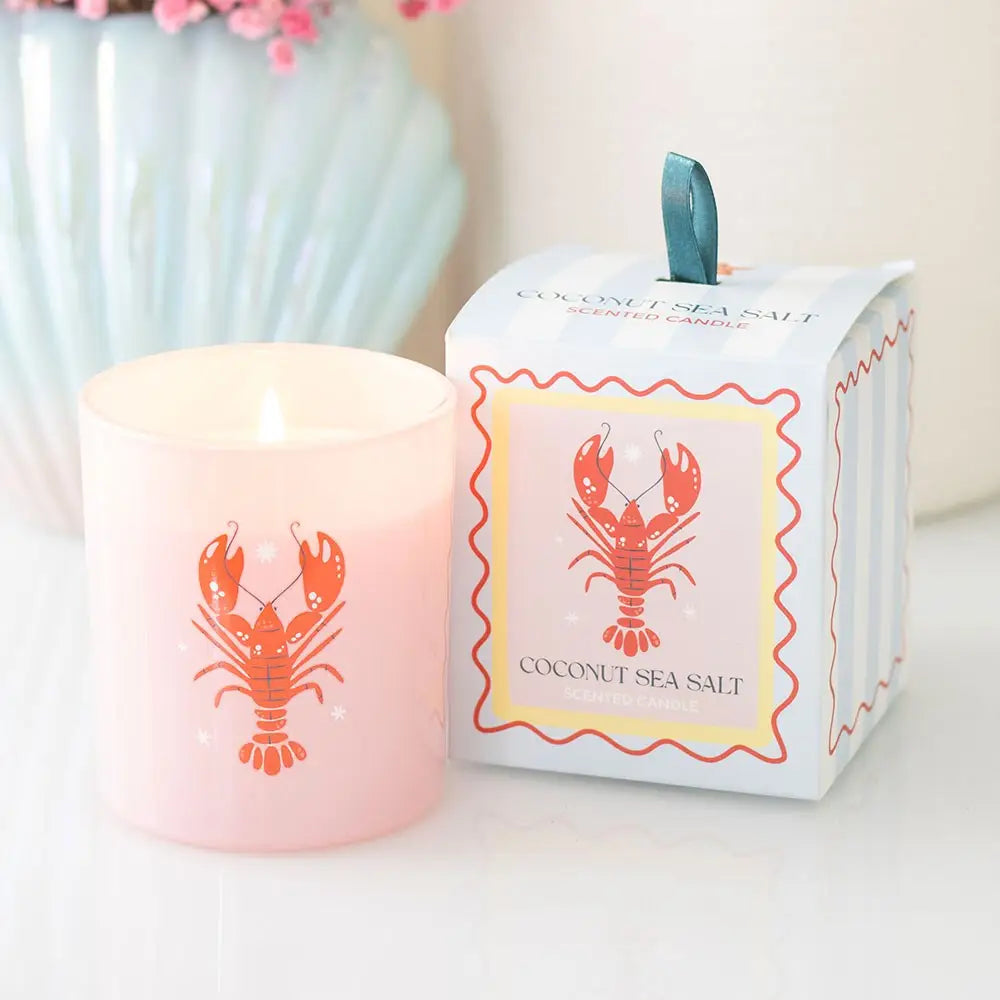 Pastel Lobster Coconut & Sea Salt Coastal Candle