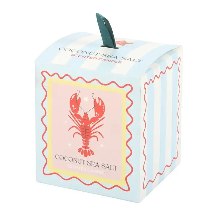 Pastel Lobster Coconut & Sea Salt Coastal Candle