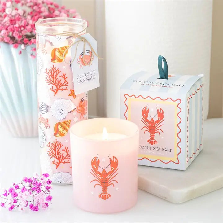 Pastel Lobster Coconut & Sea Salt Coastal Candle