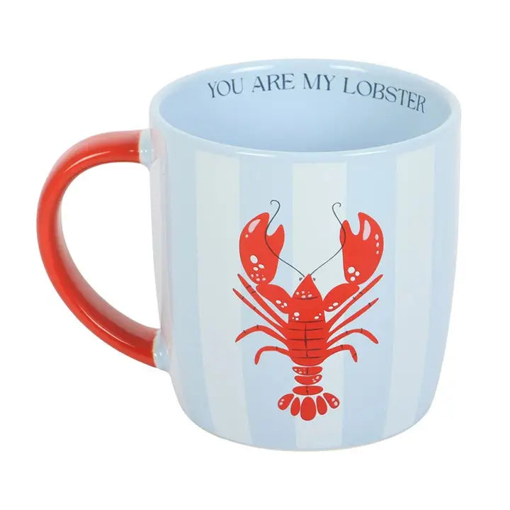 You are my Lobster Coastal Striped Mug