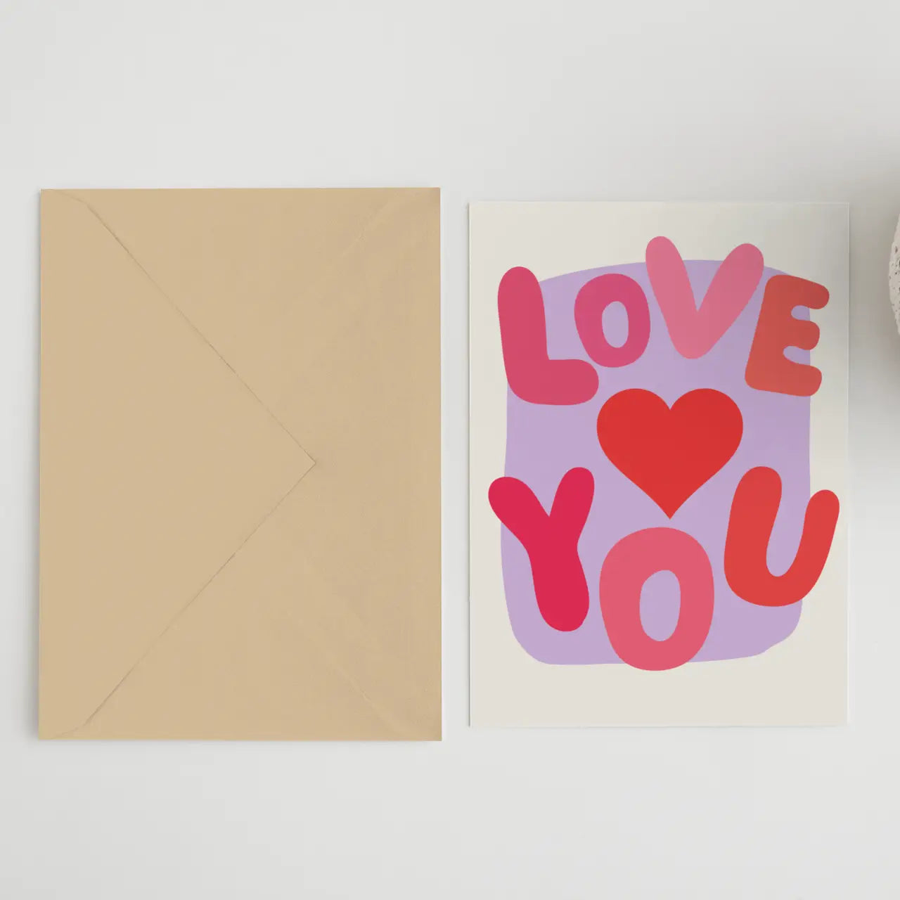 Love You Card 5x7