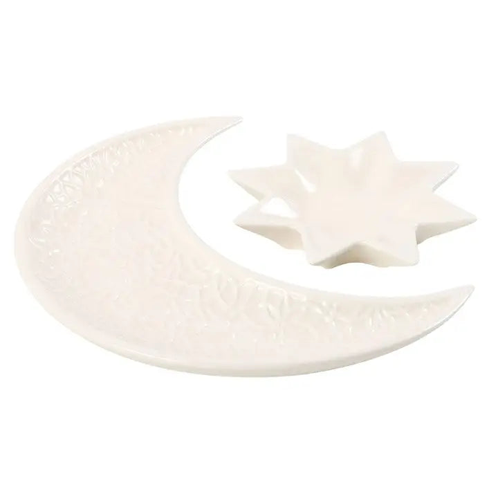 Crescent Moon and Star Trinket Dishes