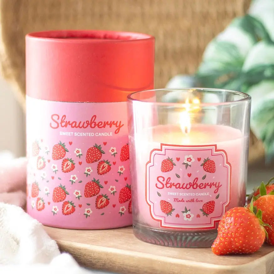 Strawberry Scented Candle